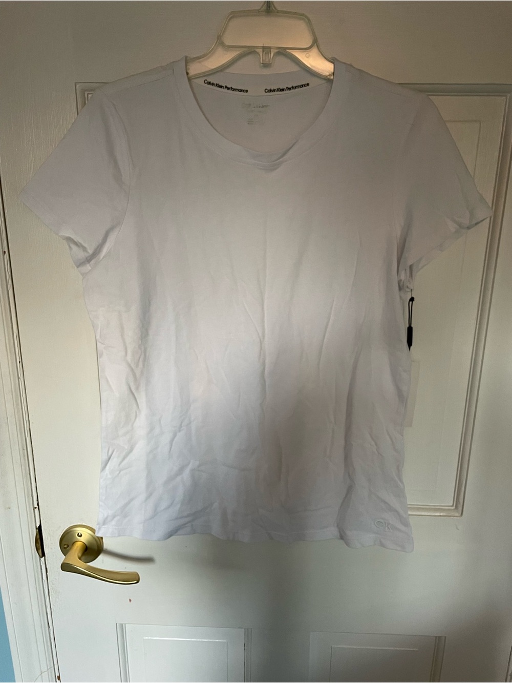 NWT Calvin Klein Performance White Crewneck Tee